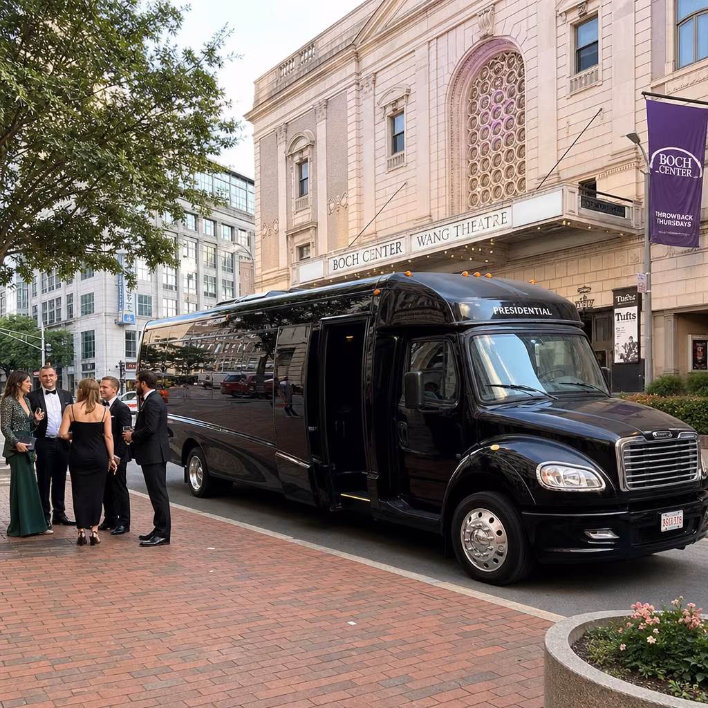 Rent a Bus to Boch Center Wang Theatre