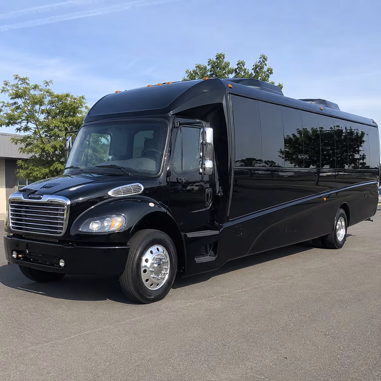 Boston Airport Shuttle & Transportation party bus exterior