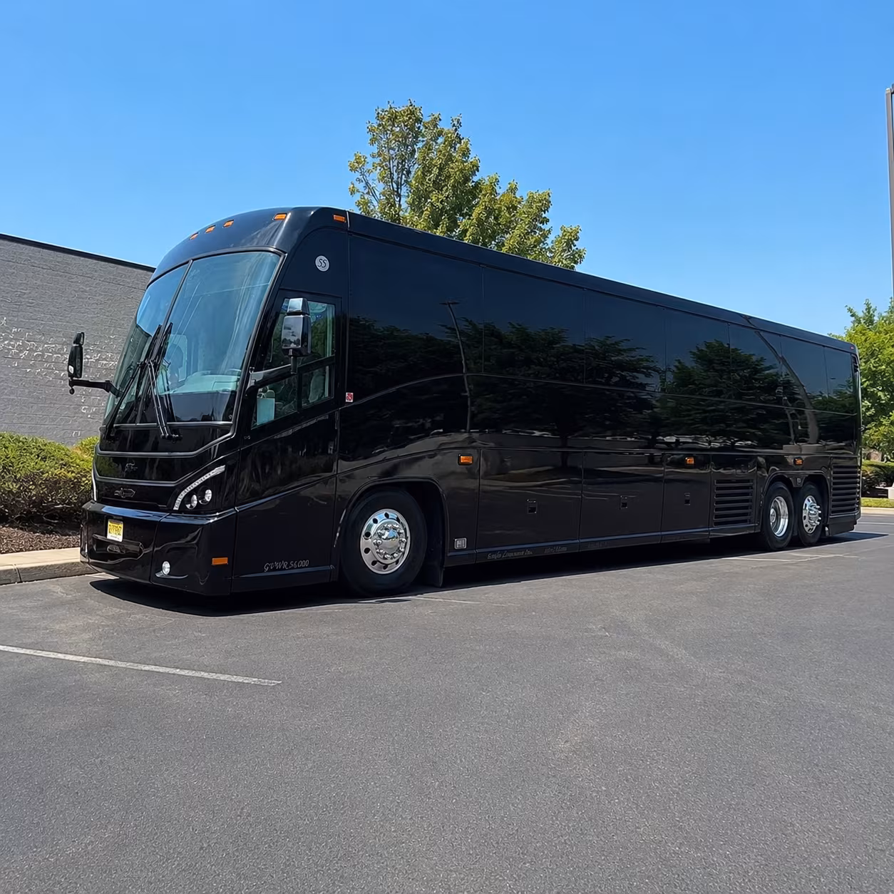 Boston Corporate Transportation party bus exterior