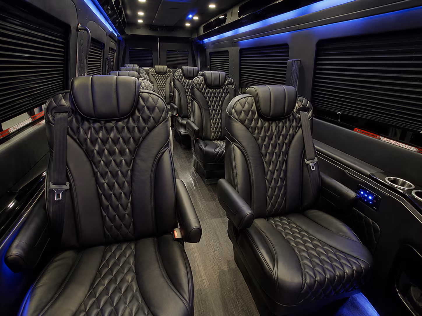 Boston Corporate Transportation party bus exterior