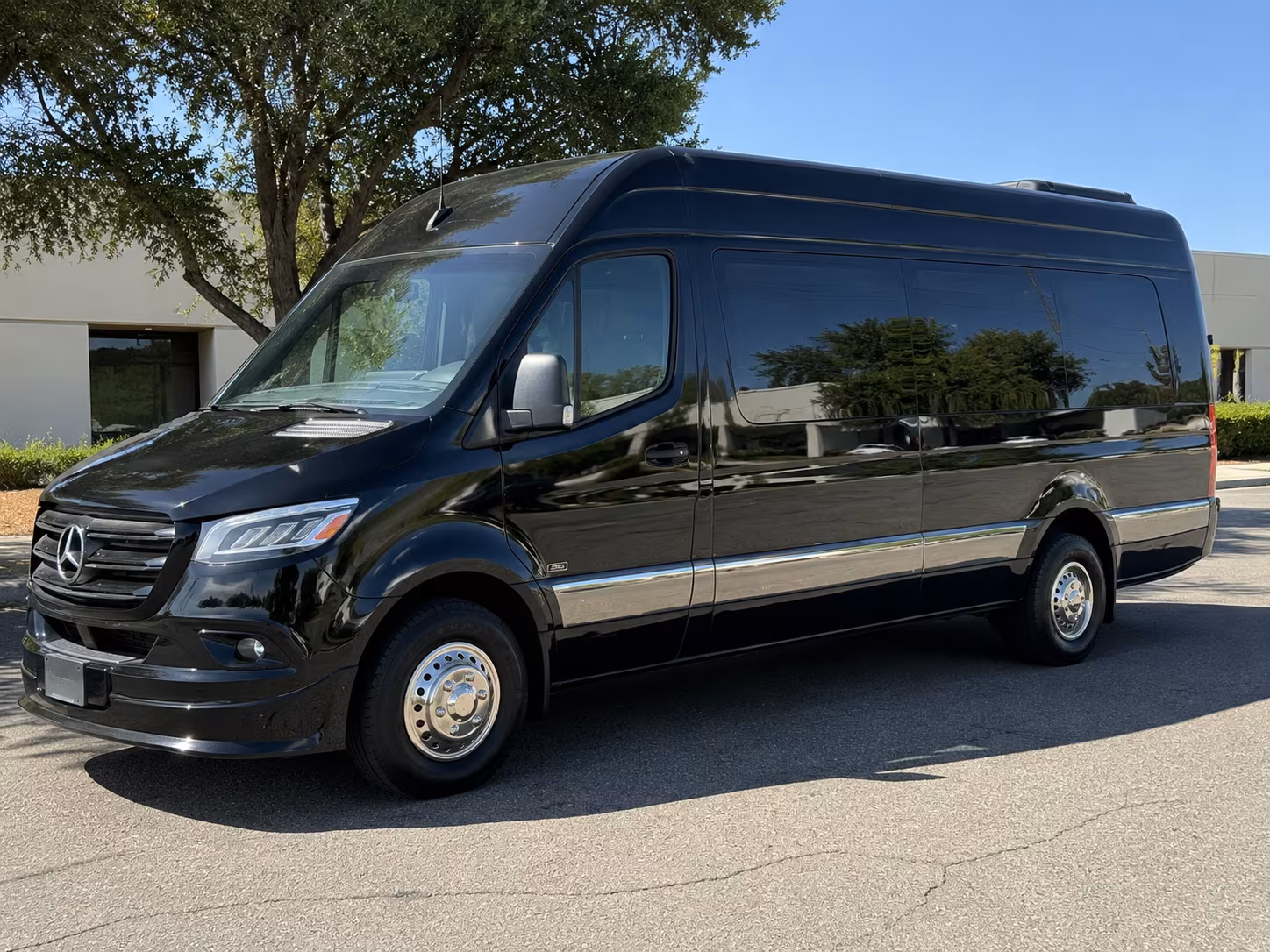Boston Corporate Transportation party bus exterior