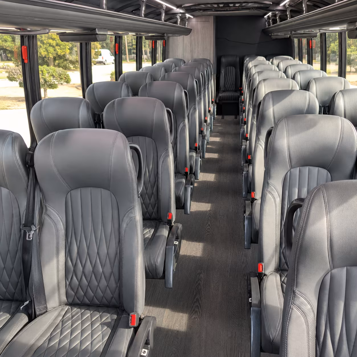 Boston Corporate Transportation party bus interior