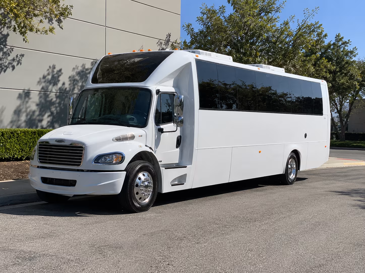 Boston Private Event Transportation party bus exterior