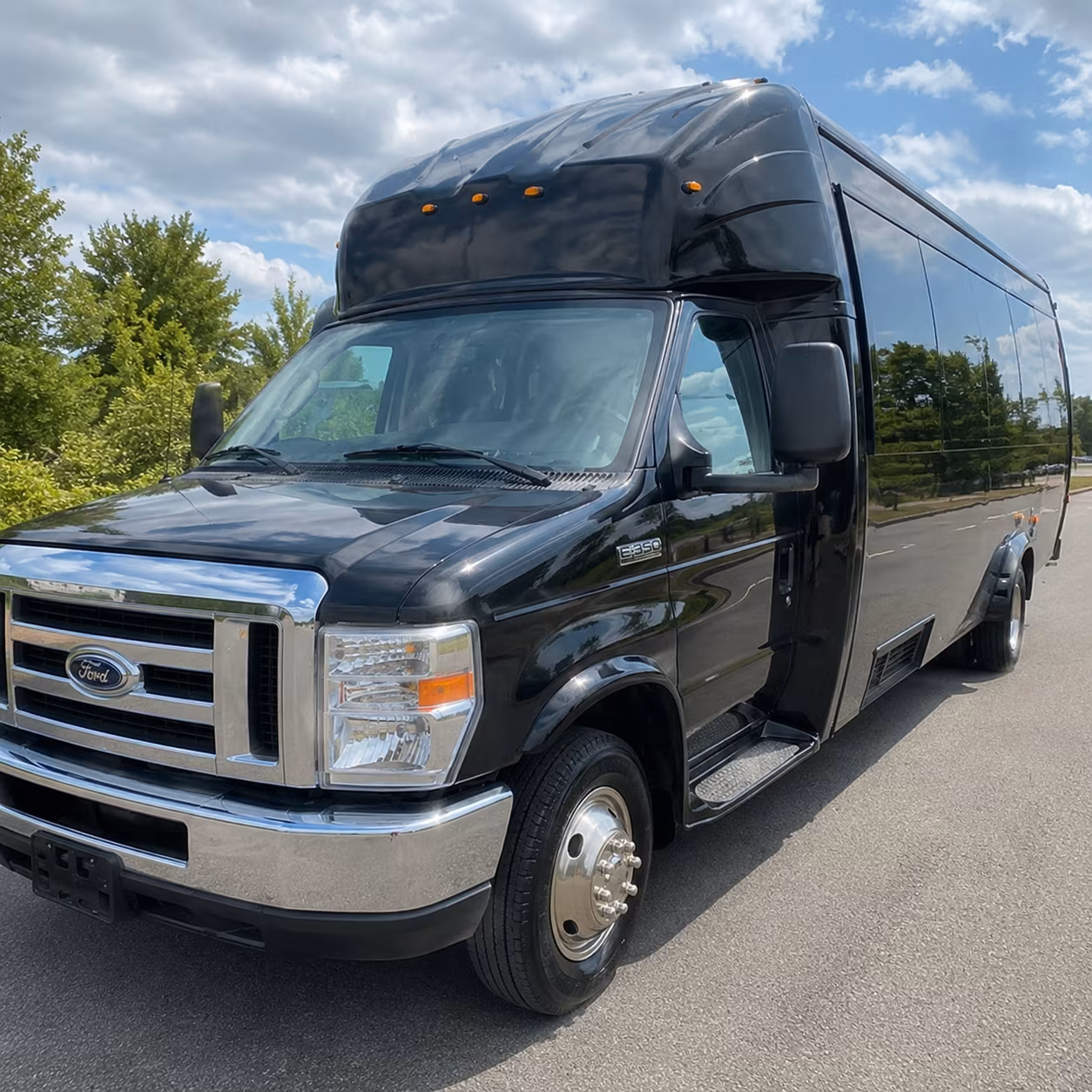 Boston Private Event Transportation party bus exterior