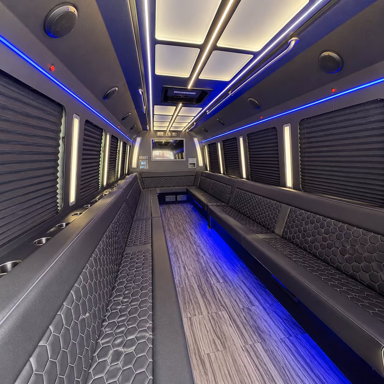 Boston Private Event Transportation party bus exterior