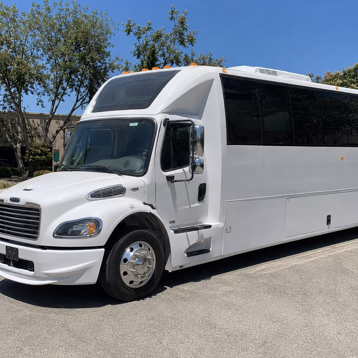Boston Prom & Homecoming Transportation party bus exterior