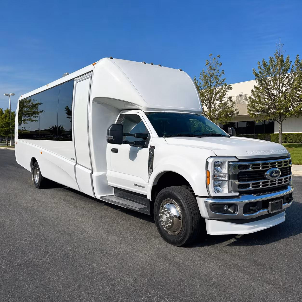 Boston School Event Transportation party bus exterior