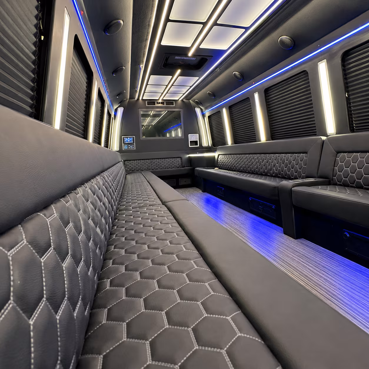 Boston Sporting Event Transportation onboard seating