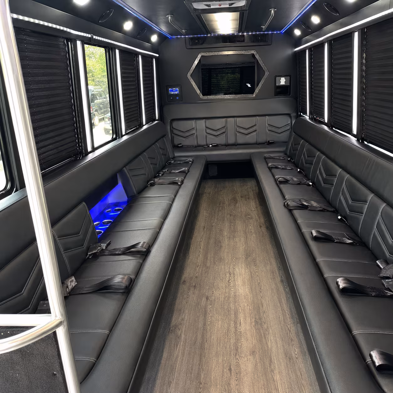 Boston Winery Tour & Pub Crawl Transportation party bus interior