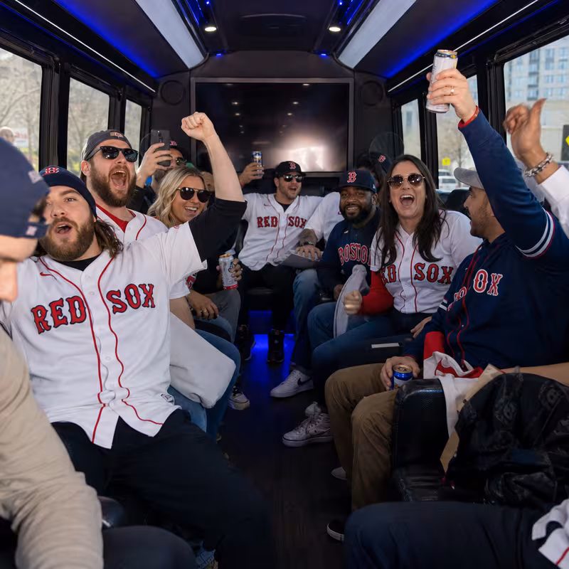 Boston Sporting Event Transportation fleet vehicle