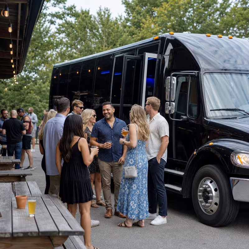 Boston Winery & Brewery Tour Transportation fleet vehicle